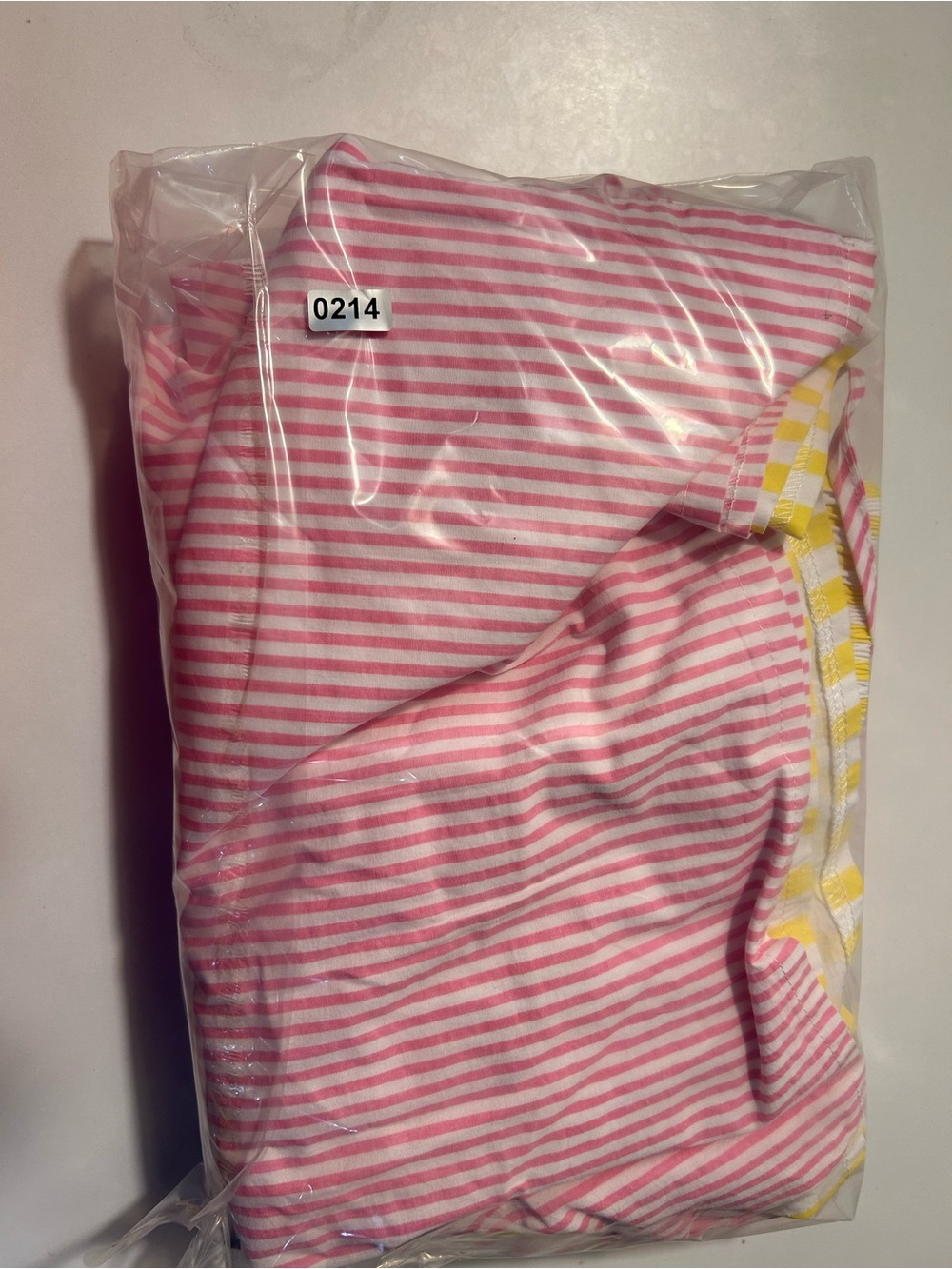 Boutique Women’s Pink & Yellow Striped Button-Down Short Set - Picture 8 of 8